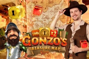 Enjoy Gonzo's Treasure Map by Evolution – logo hosted on le-bull-casino.pt