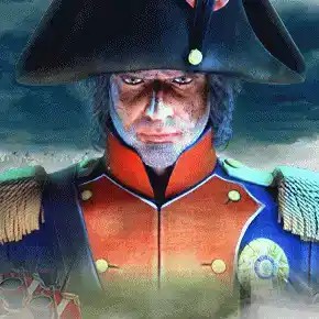 Megaways logo of Napoleon Megaways from Blueprint Gaming at LeBull Casino